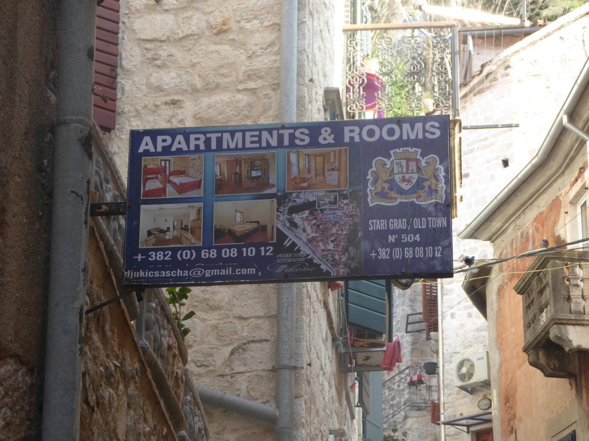 Apartments Dukic Kotor Exterior foto
